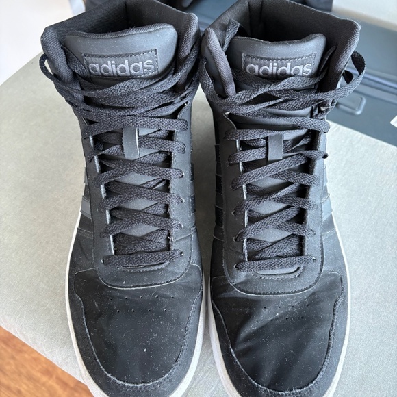 Adidas high top sneakers - black - size 13 - Picture 4 of 5